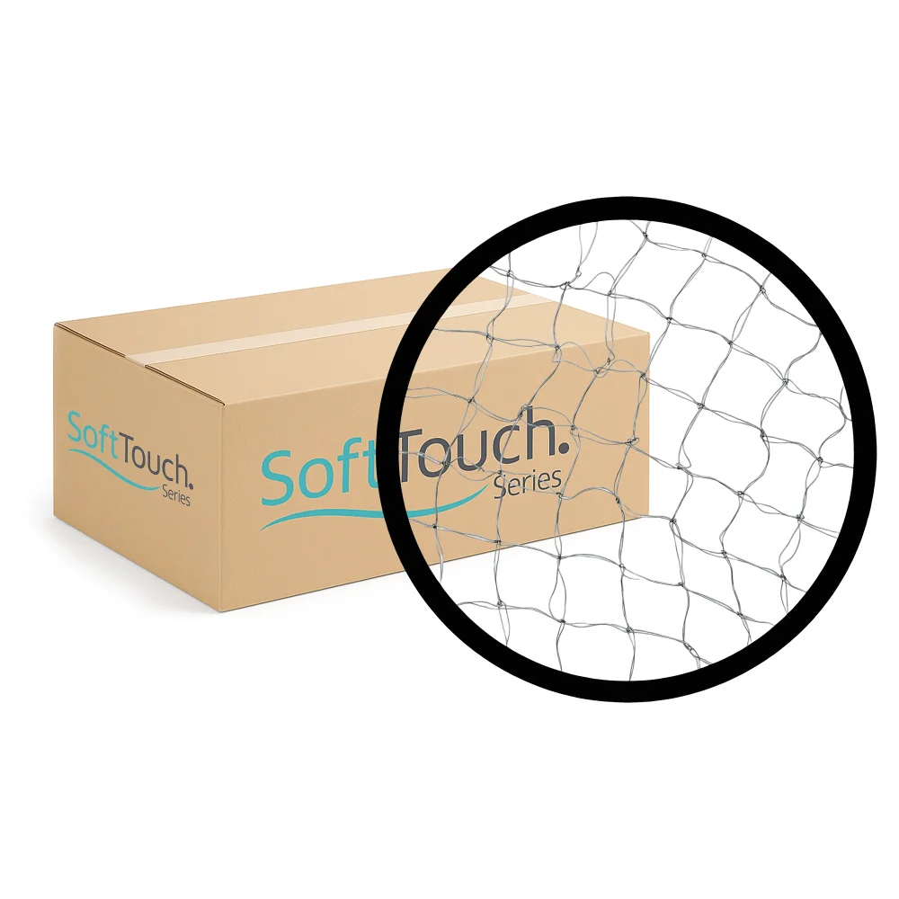 SoftTouch Series 24" Latex Free Hairnet Cap, Black, 144/Case