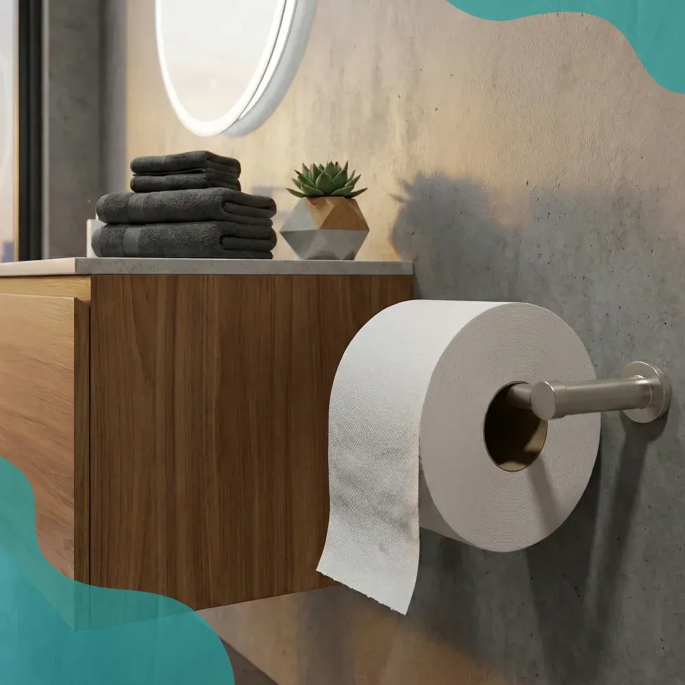 SoftTouch Series Jumbo Bath Tissue Roll, 9" x 1000 ft, 2-Ply, 12 Rolls/Case