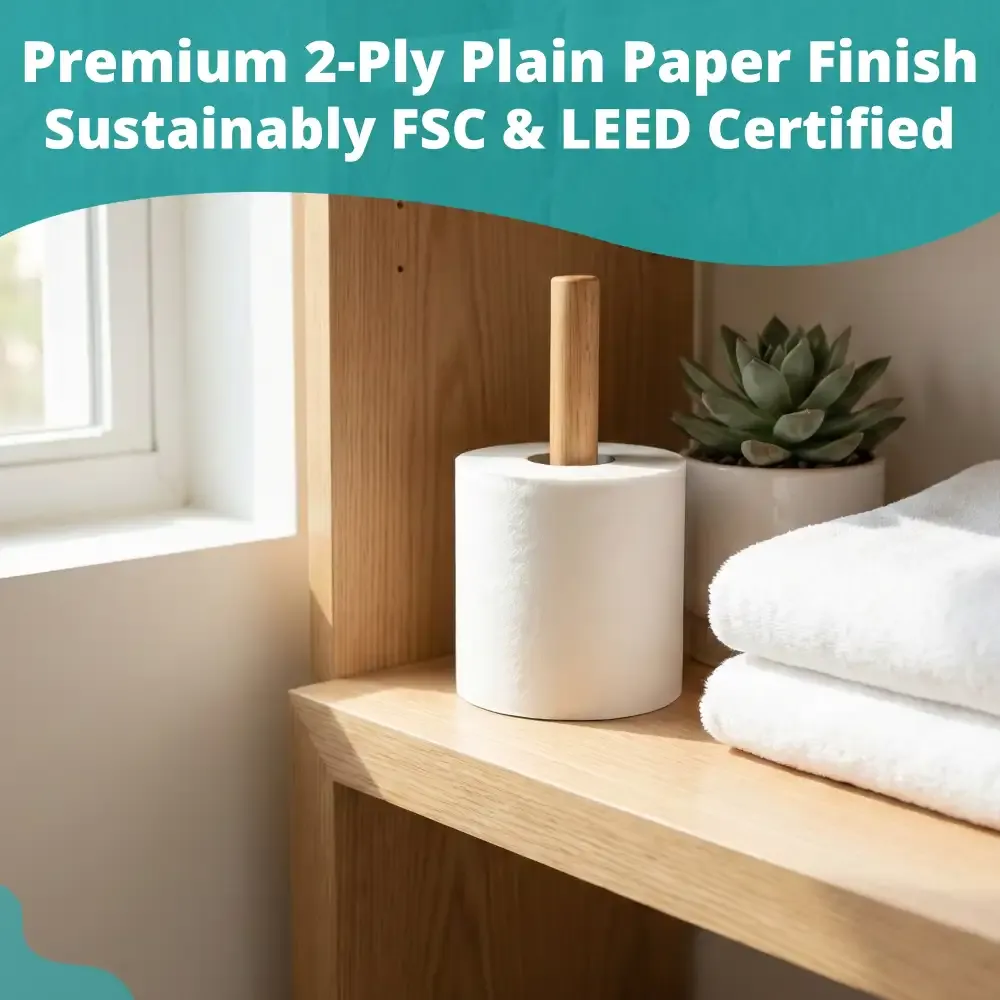 SoftTouch Series VPG Bath Tissue Roll, 4" x 3.66", 2-Ply, 96 Rolls/Case