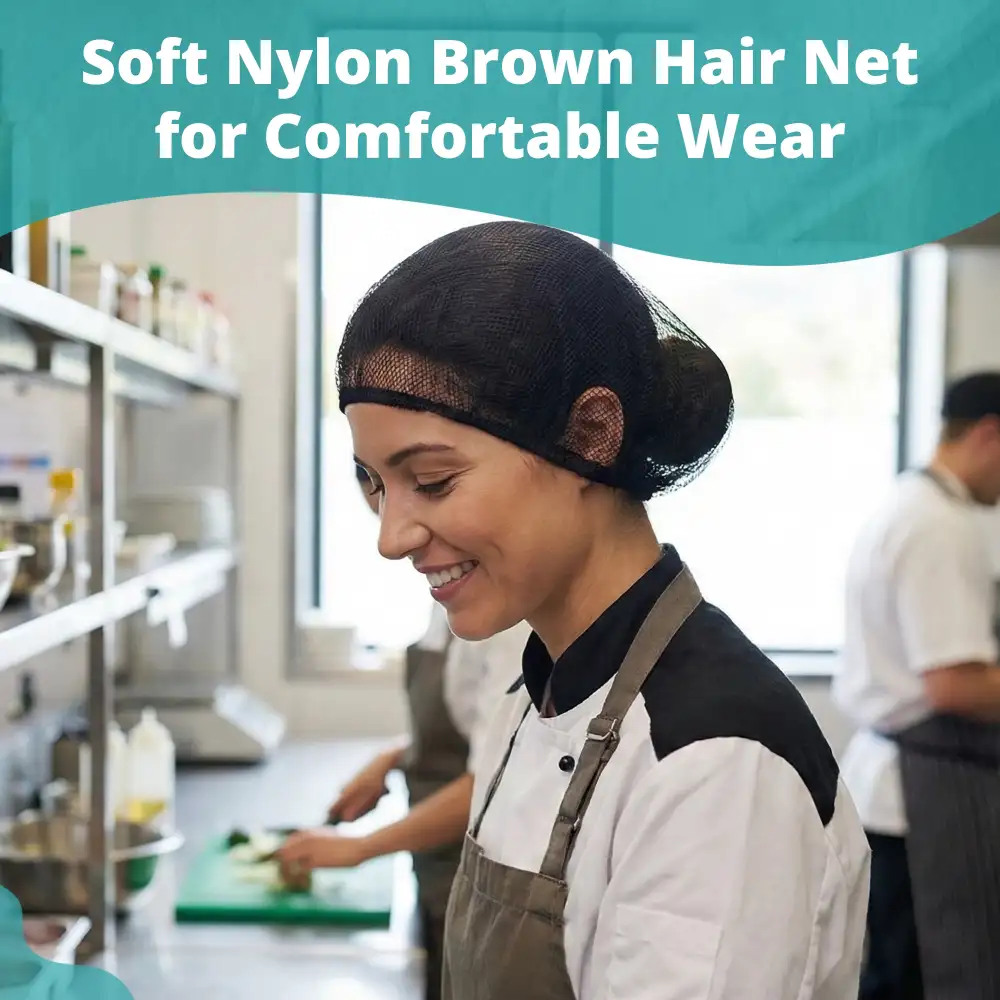 SoftTouch Series 24" Nylon Hairnet Cap, Black, 1000/Case