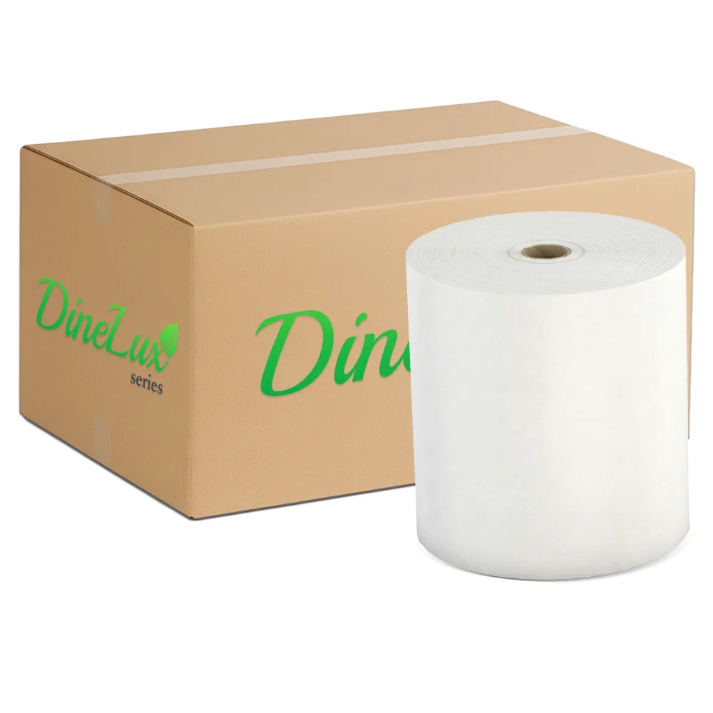 Dinelux Series Thermal POS Paper Roll, 3.13" x 230', 50 Rolls/Case