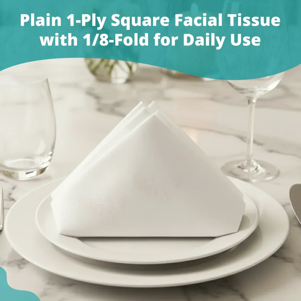 SoftTouch Series White Dinner Napkin, 15 x 17 in, 1-Ply, 4992 Sheets/Case