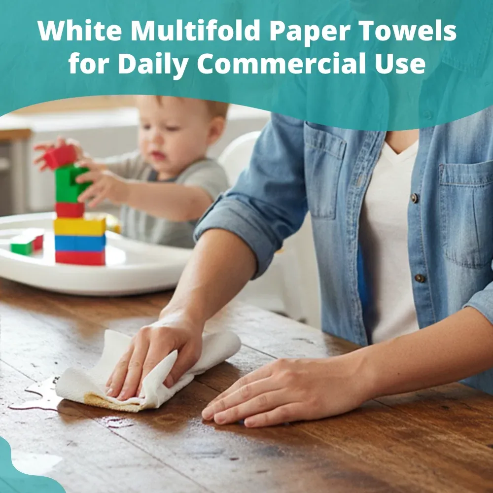 SoftTouch Series Multifold Paper Towel, 9.5 x 9 in, White, 4000 Sheets/Case