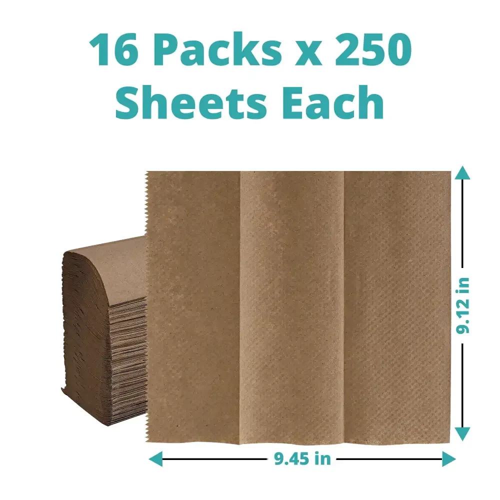 SoftTouch Series Multifold Paper Towel, 9.12 x 9.45 in, White, 4000 Sheets/Case