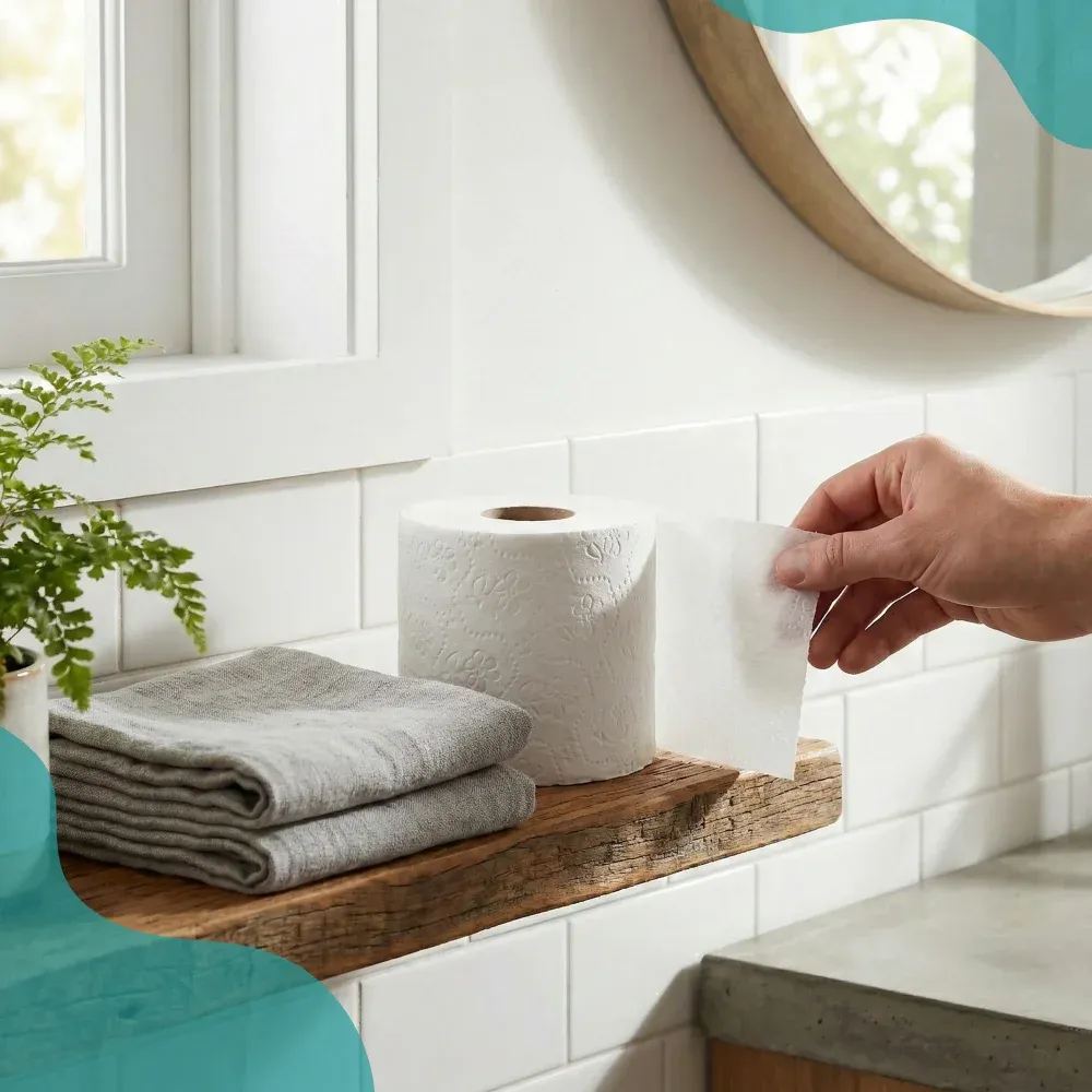 SoftTouch Series Bath Tissue Roll, 4.1 x 3.1 in, 2-Ply, 96 Rolls/Case