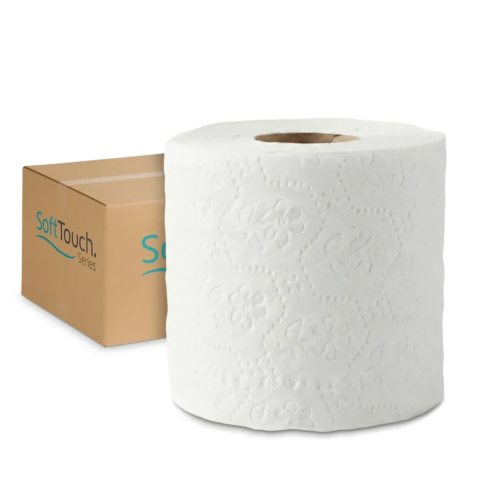 SoftTouch Series Premium Bath Tissue Roll, 4.25 x 3.5 in, 2-Ply, 96 Rolls/Case