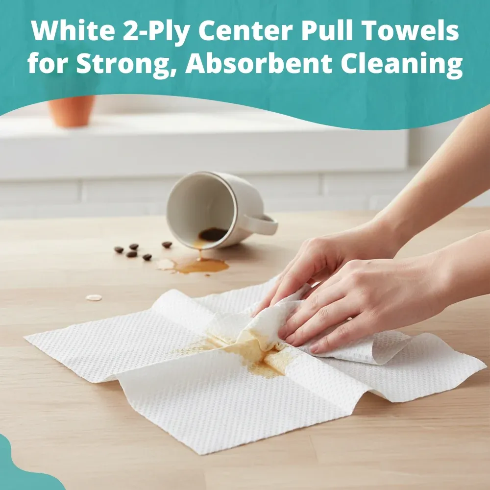 SoftTouch Series Center Pull Paper Towel, 7 x 10.9 in, White, 2-Ply, 3630 Sheets/Case