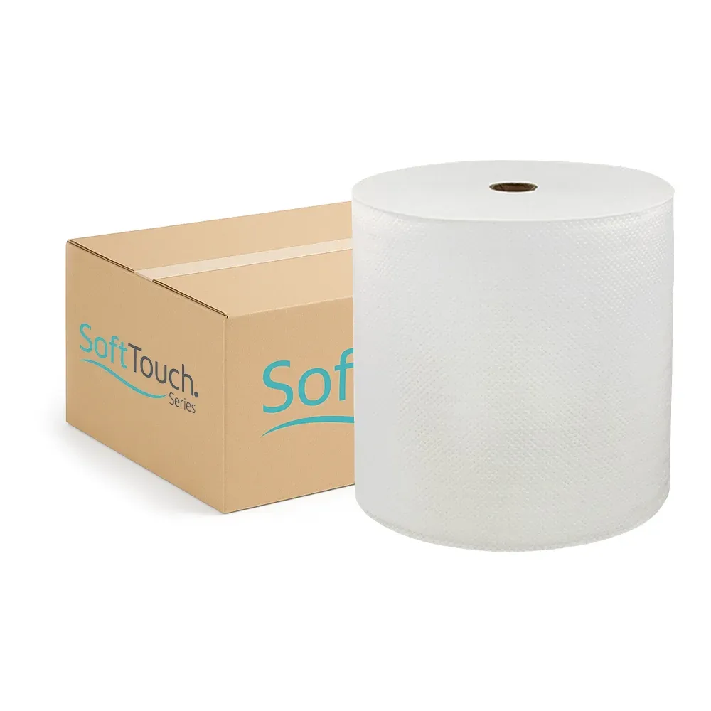 SoftTouch Series Hardwound Paper Towel, 7 in x 850 ft, White, 6 Rolls/Case