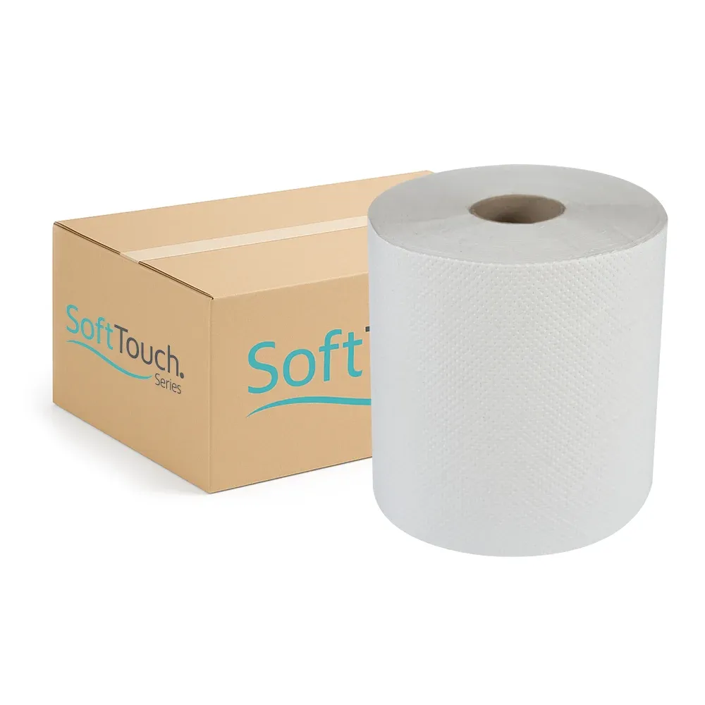 SoftTouch Series Center Pull Paper Towel, 7.6 x 9 in, White, 2-Ply, 3600 Sheets/Case
