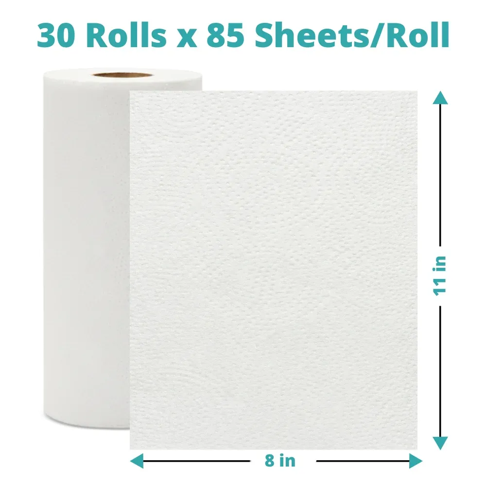 SoftTouch Series Pro Kitchen Paper Towel, 11 x 8 in, White, 2-Ply, 2550 Sheets/Case