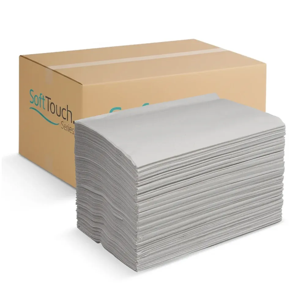 SoftTouch Series Interfolded Dispenser Napkin, 12.6 x 8.5 in, 1-Ply, 1/4 Fold, White, 6000 Sheets/Case