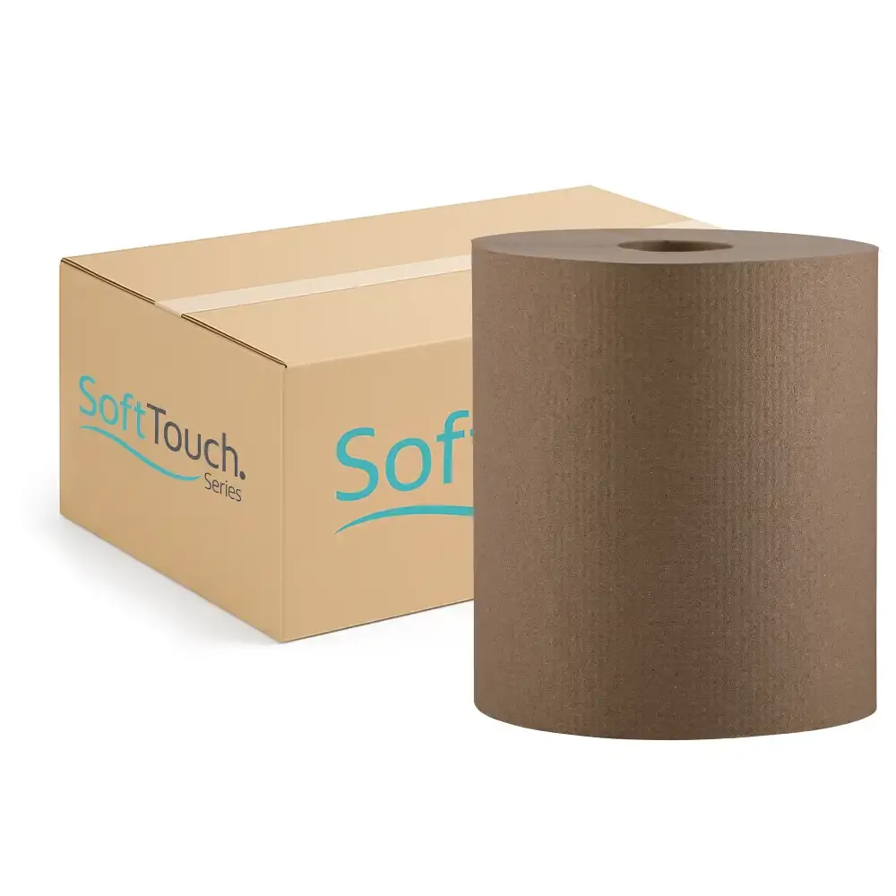 SoftTouch Series Hardwound Paper Towel, 7.8" x 800', Natural, 6 Rolls/Case