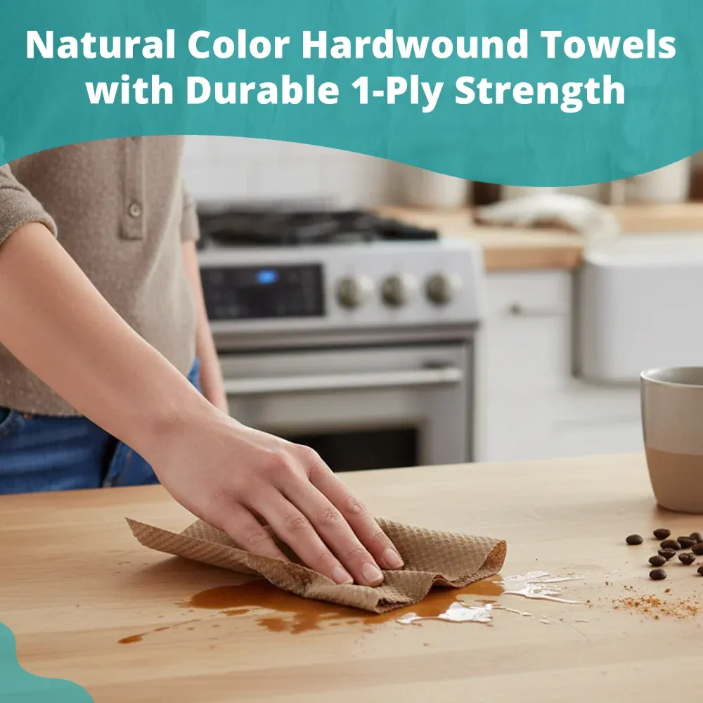 SoftTouch Series Hardwound Paper Towel, 7.8" x 800', Natural, 6 Rolls/Case