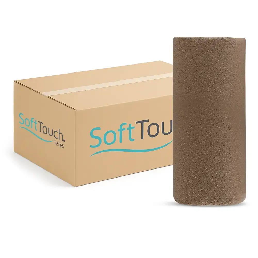SoftTouch Series Kitchen Paper Towel, 11 x 8.8 in, Natural, 2-Ply, 2520 Sheets/Case