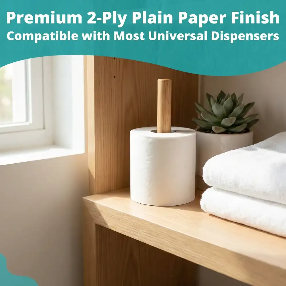 SoftTouch Series Standard Bath Tissue Roll, 4 x 3.25 in, 2-Ply, 80 Rolls/Case