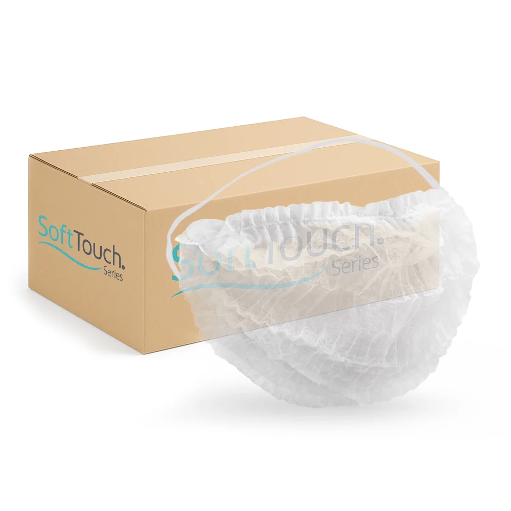 SoftTouch Series Disposable Polypropylene Beard Cover, White, 1000/Case