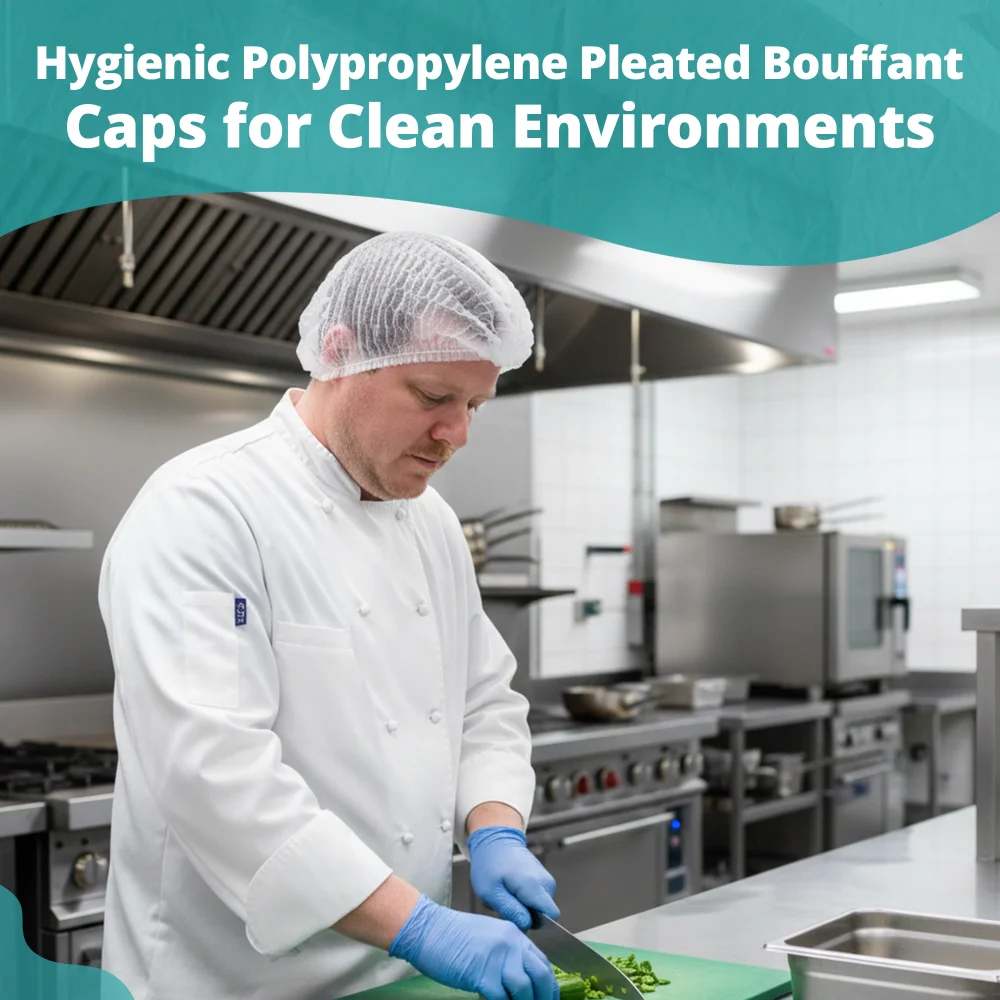 SoftTouch Series 21" Pleated Bouffant Caps, 1000/Case