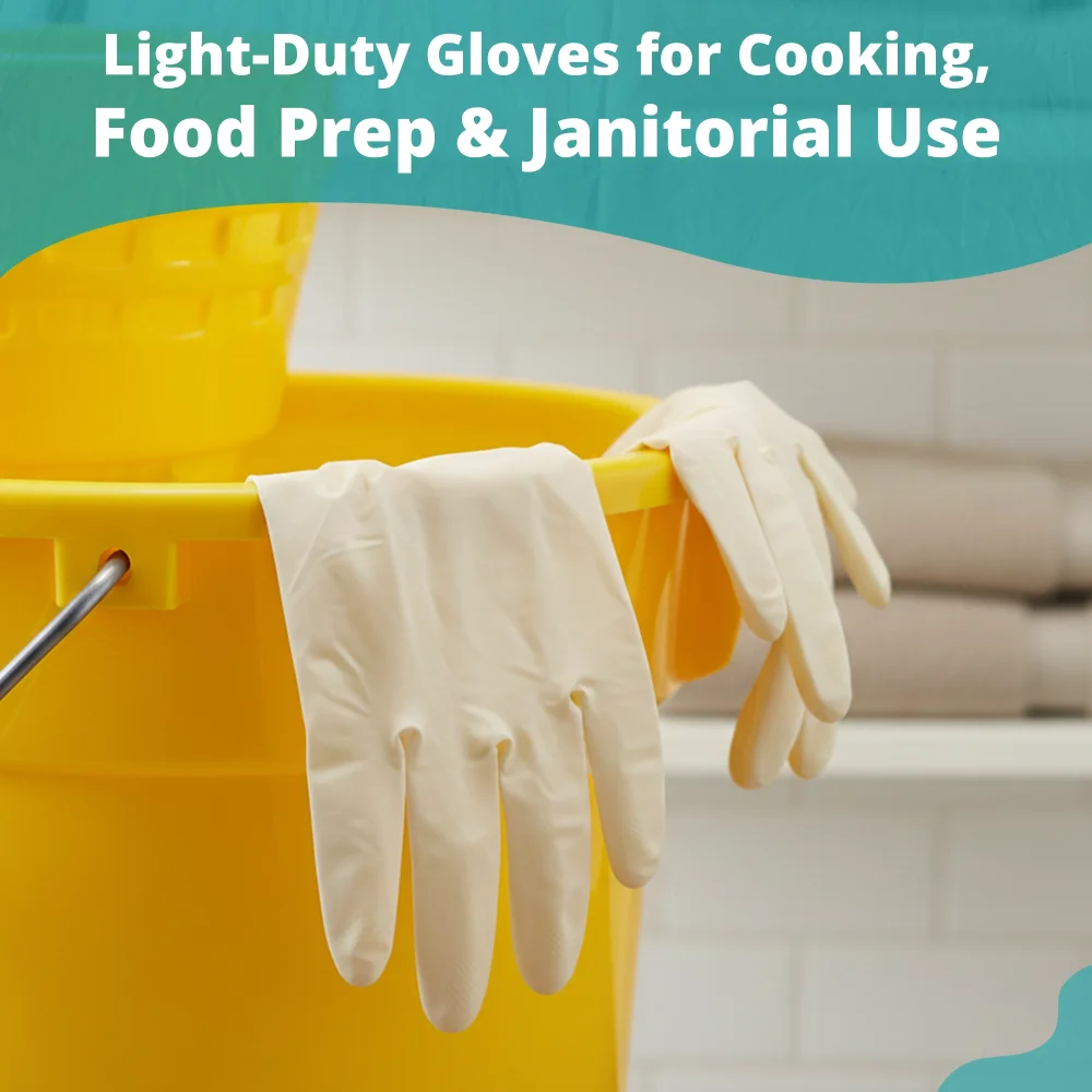 SoftTouch Series Powder-Free Disposable Latex Gloves for Foodservice, Medium, 1000/Case