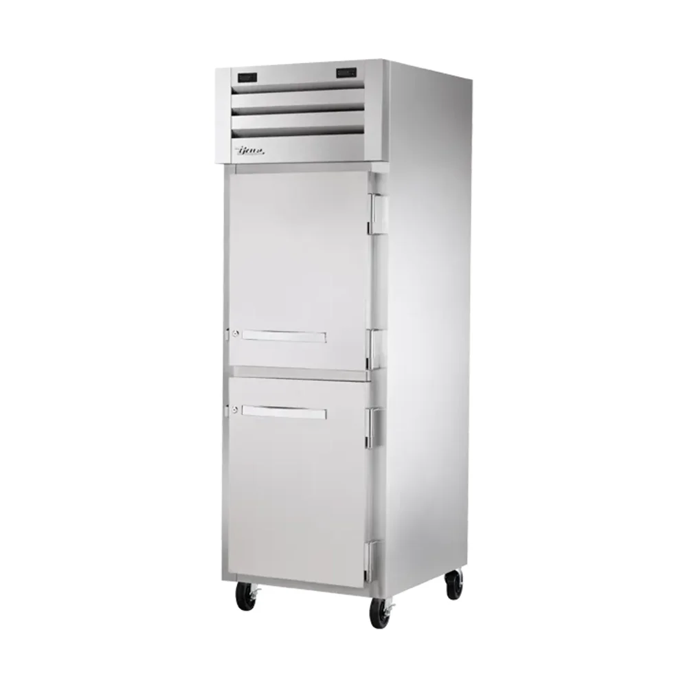 True STG1DTA-2HS-HC 27" Combination Reach-In Refrigerators & Freezers, 2 Door, Stainless Steel, 7 Year Warranty