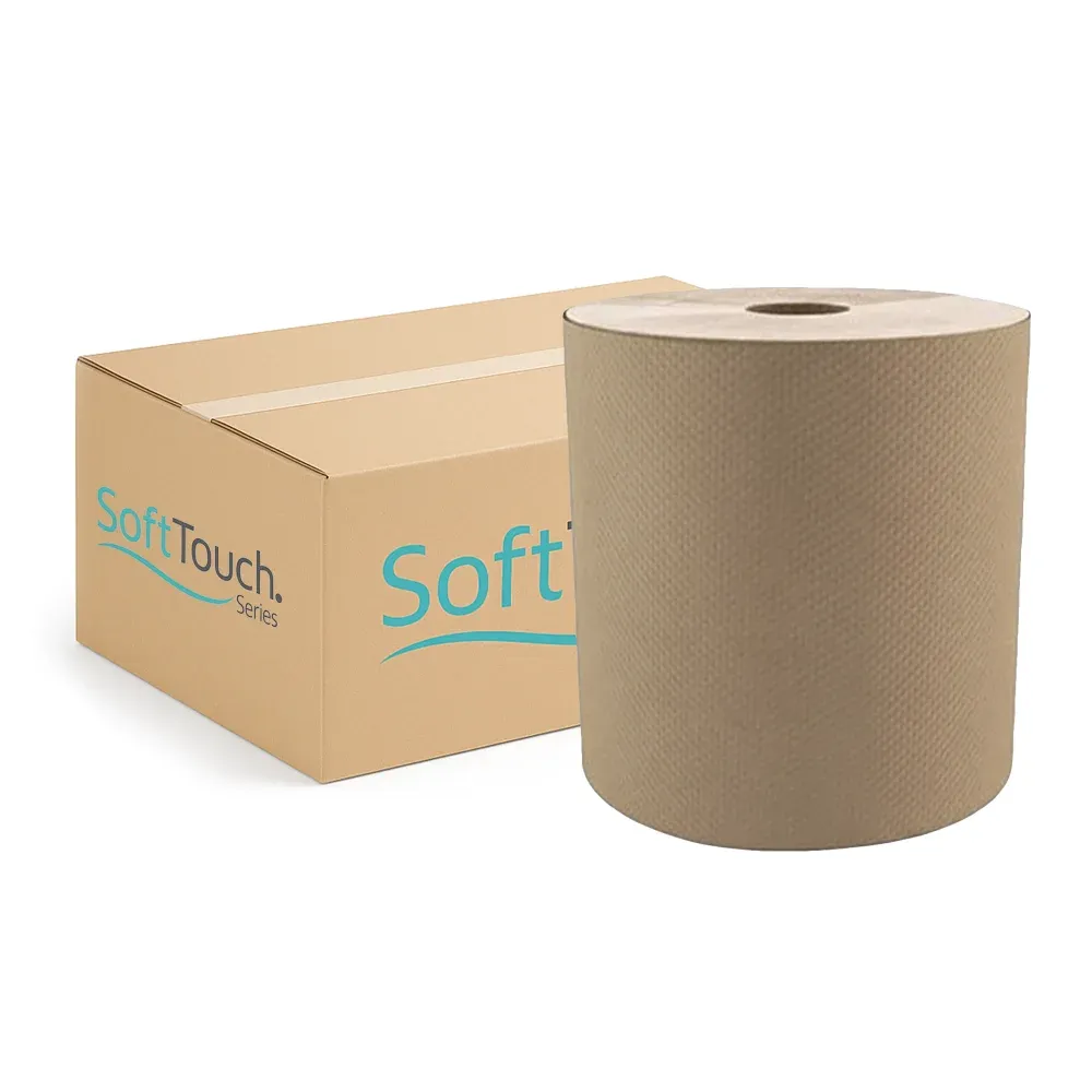SoftTouch Series Paper Towel, 7.9 in x 800 ft, Natural, 1-Ply, 360 Sheets/Case