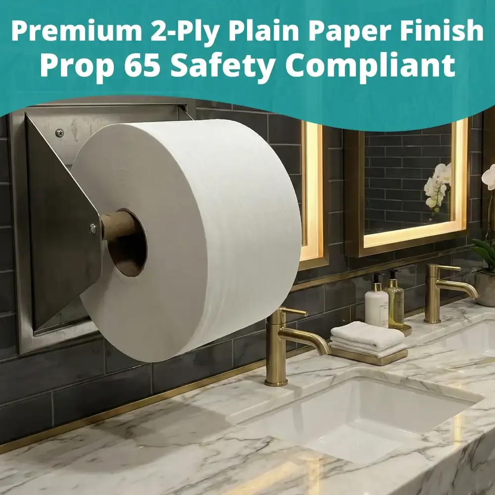 SoftTouch Series Bath Tissue Roll, 3.9" x 4 in, 2-Ply, 36 Rolls/Case