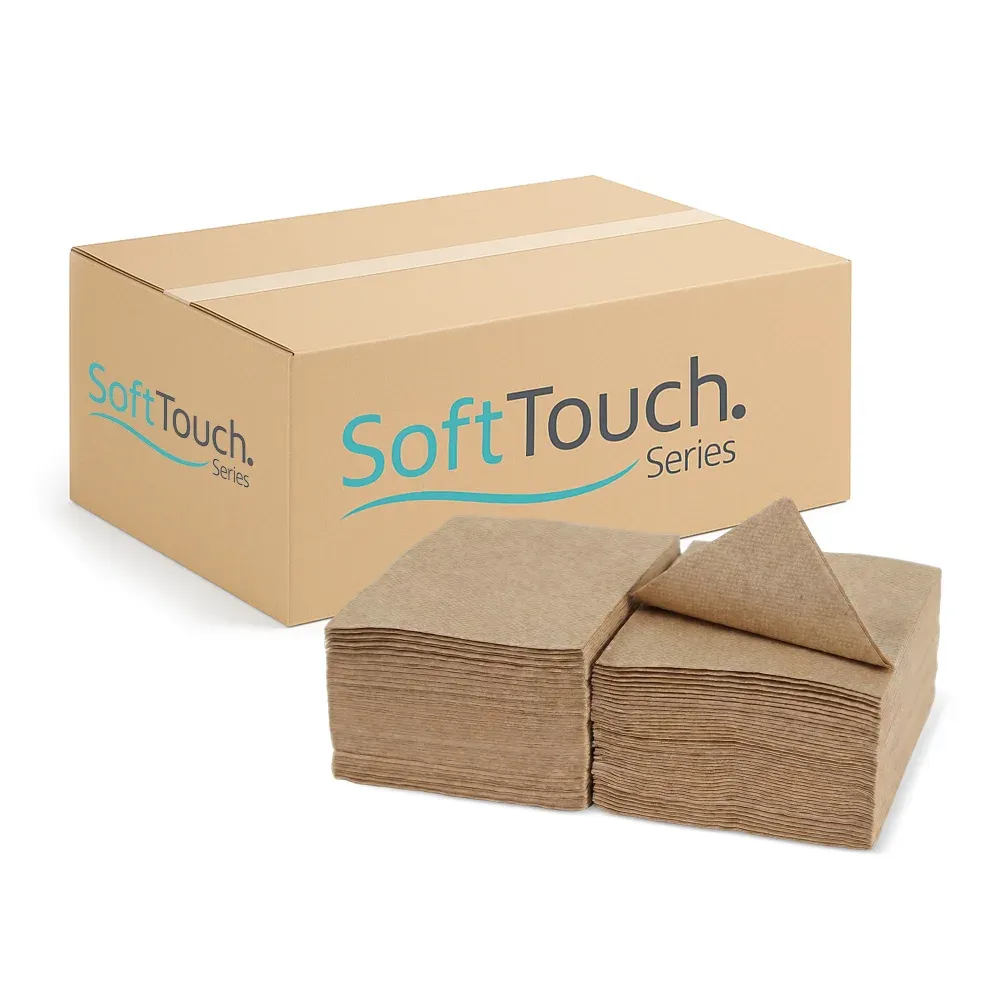SoftTouch Series Full Fold Dispenser Napkin, 13 x 8.5 in, 1-Ply, White, 10,800 Sheets/Case