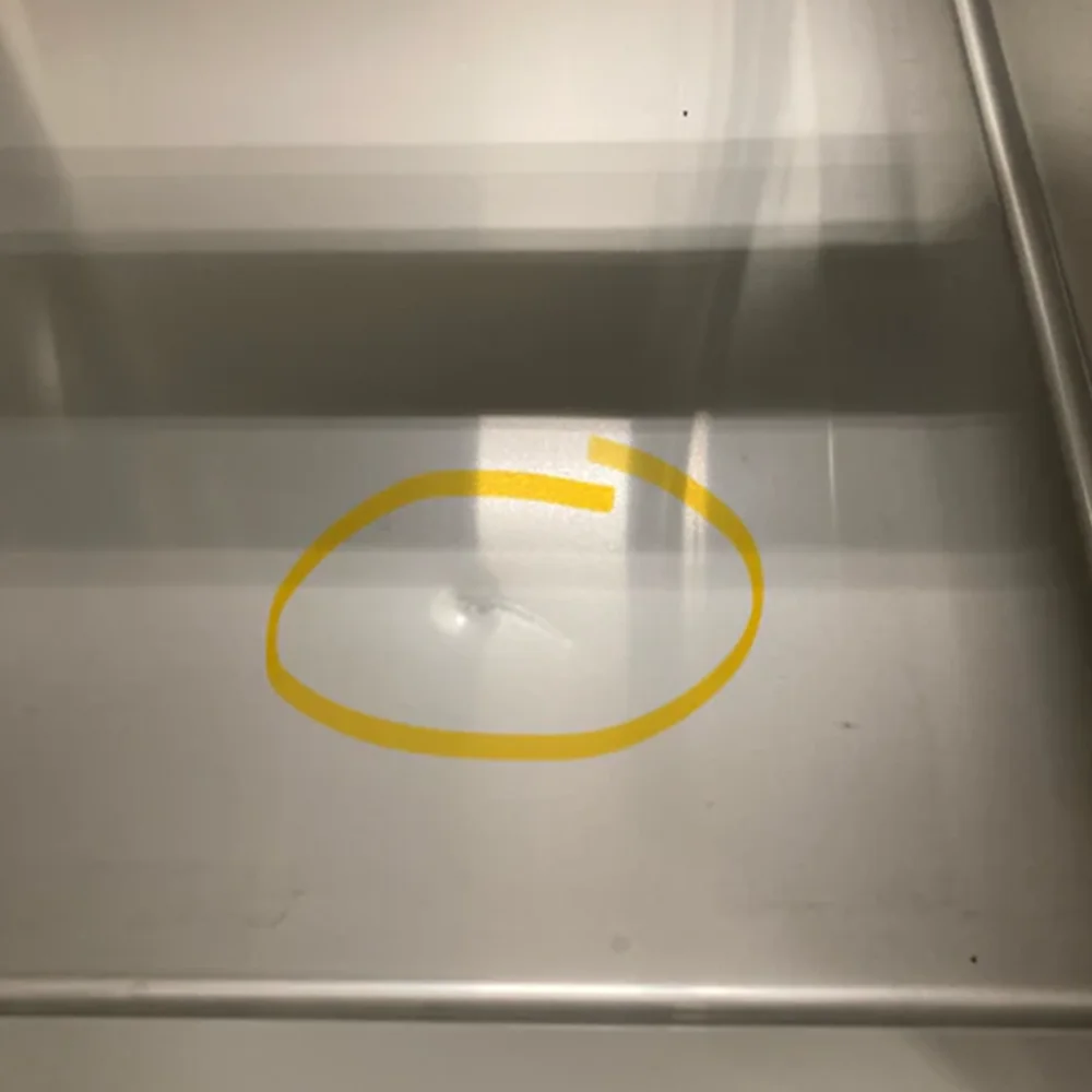 Used True 27" Pass-Thru Refrigerator, Front & Rear 2 Solid Left Hinge Half Doors, Stainless Steel, 3-Year Limited Warranty