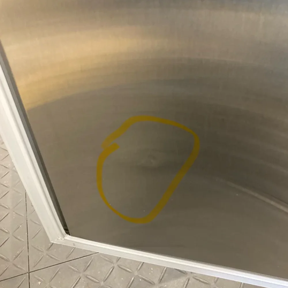 Used True 27" Pass-Thru Refrigerator, Front & Rear 2 Solid Left Hinge Half Doors, Stainless Steel, 3-Year Limited Warranty