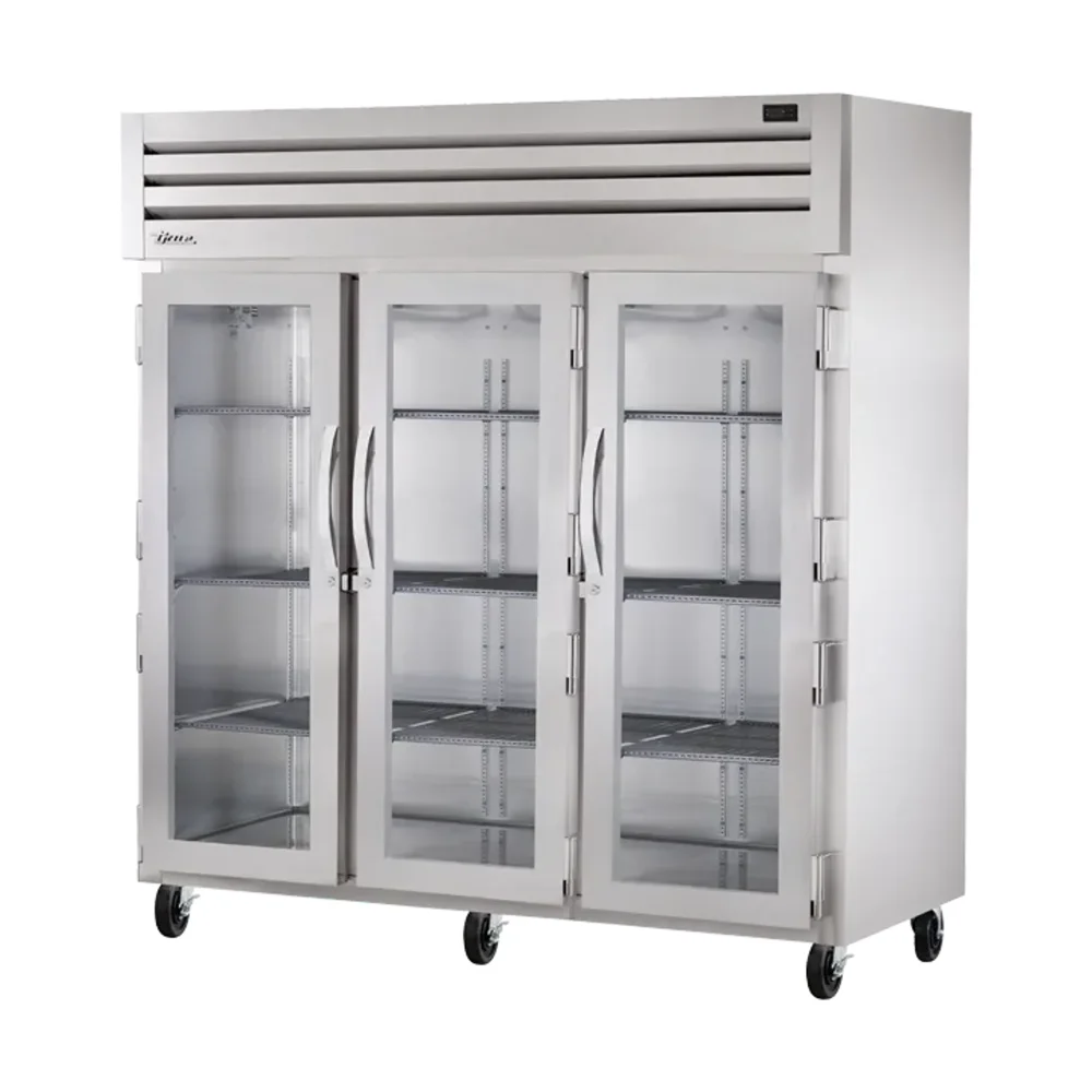 True STR3R-3G-HC 78" Reach-In Refrigerator, 3 Door, 73.8 cu. ft., Stainless Steel, 7 Year Warranty