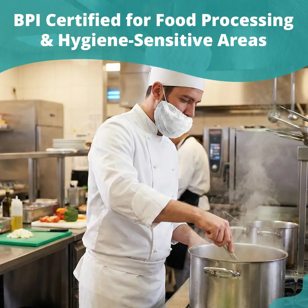 SoftTouch Series Disposable Polypropylene Beard Cover, Latex Free, White , 1000/Case