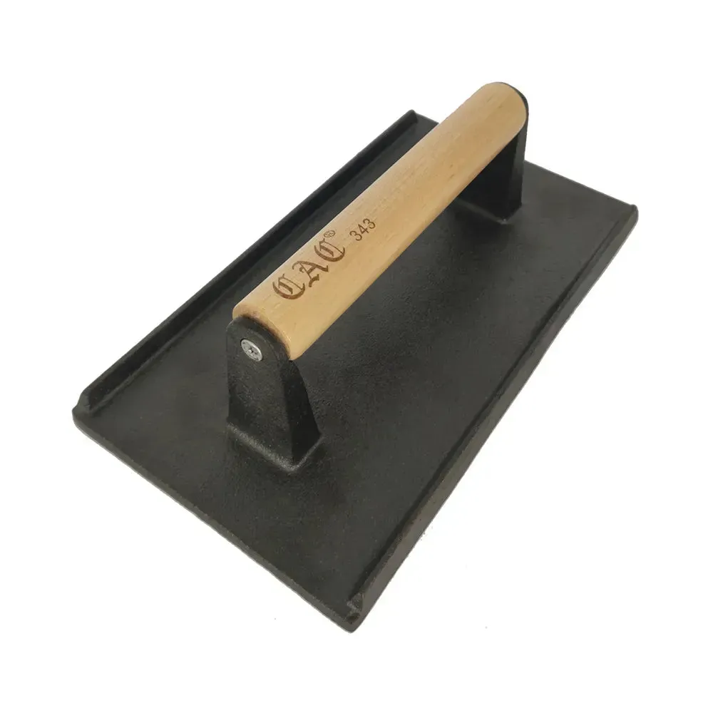 CAC China SWCI-25 Steak Weight Cast Iron, 9 x 5-1/4"