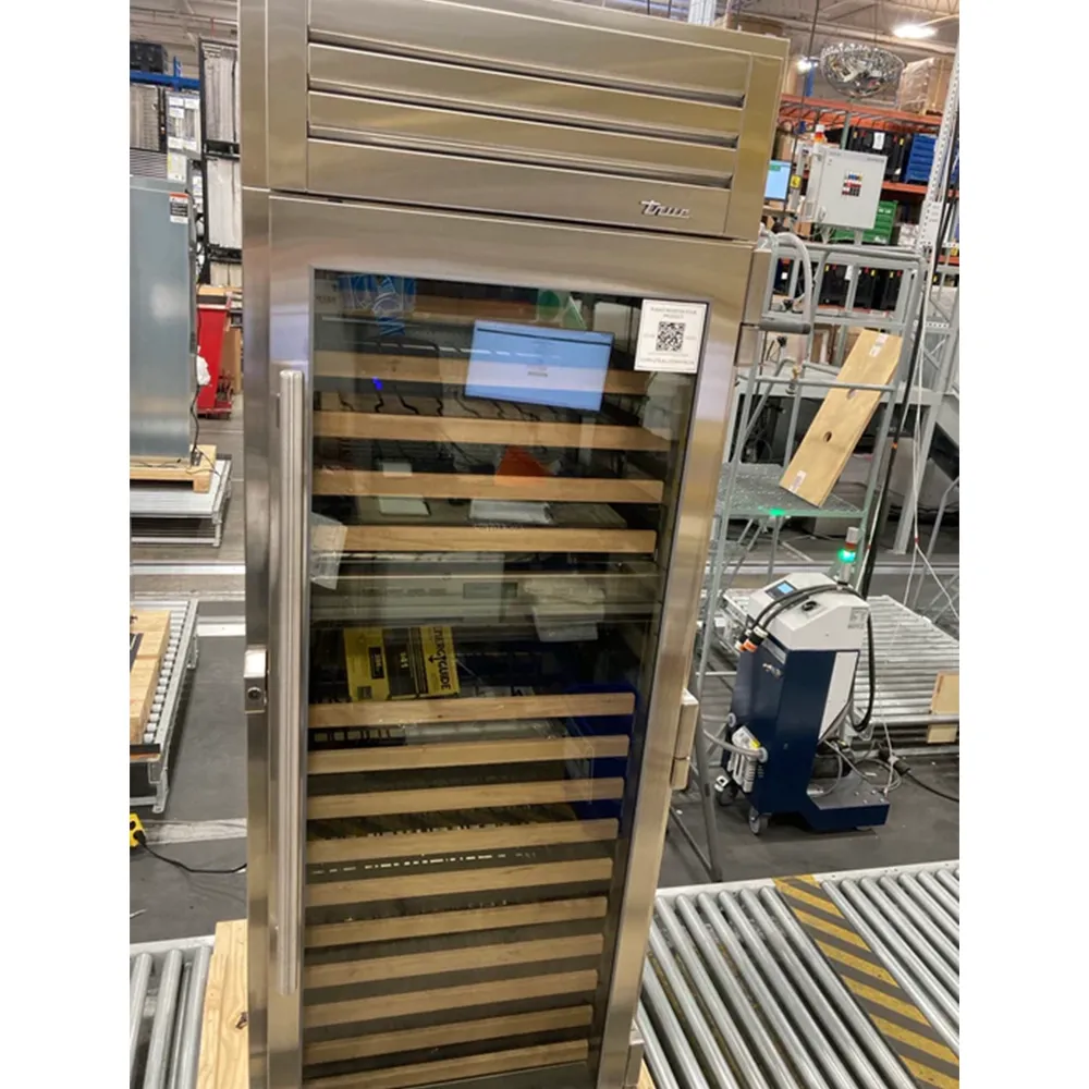 Used True TC-30DZW-R-SG-C-H04K 30" 150-Bottle Dual Zone Refrigerated Wine Merchandiser, Stainless Steel, 3-Year Limited Warranty