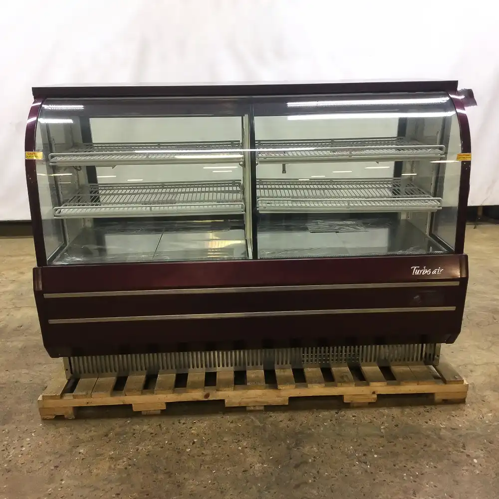Used Turbo Air TCGB-72-2-CO 72" Dry and Refrigerated Display Case