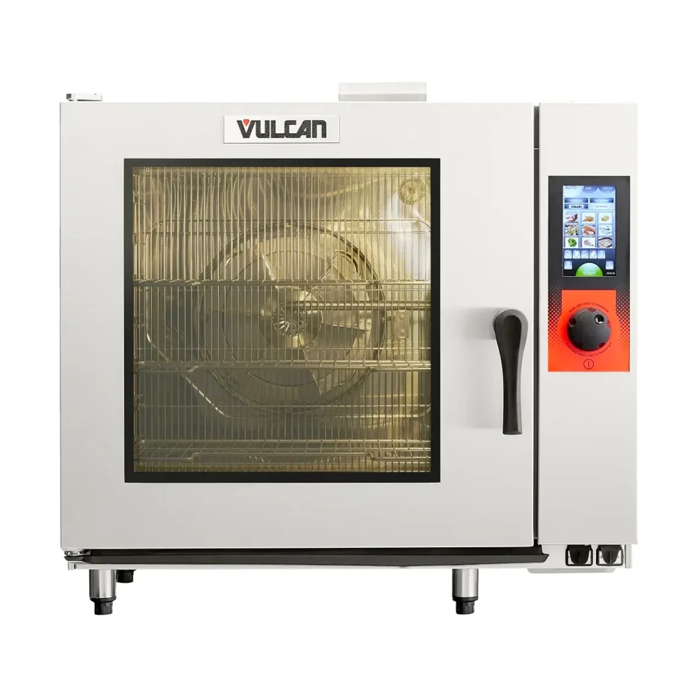 Vulcan TCM-61G 36" Half-Size Boilerless Combination Oven, 1-Door Glass, Stainless Steel, 1-Year Limited Warranty, 120V