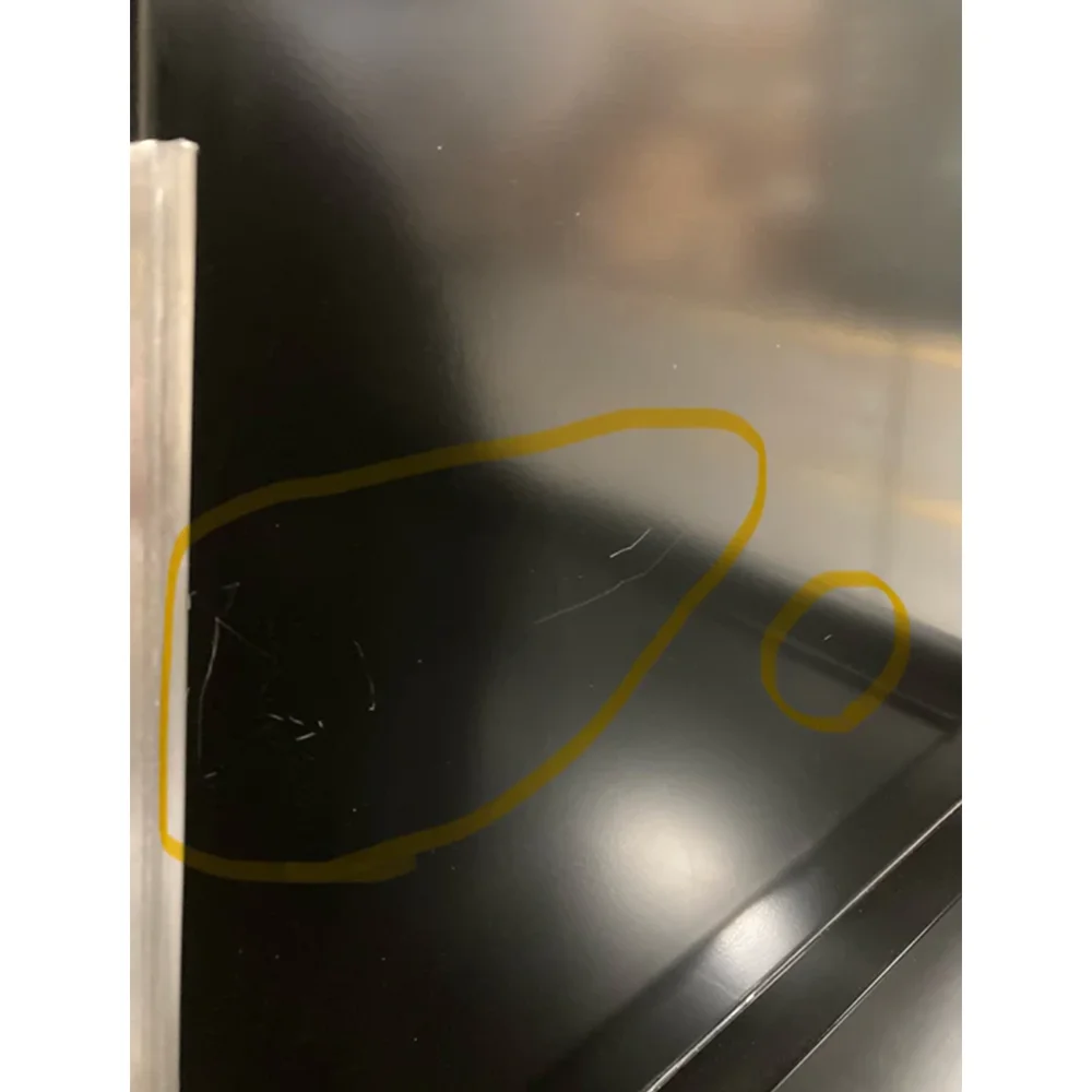 Used True TGM-DC-36-SC-SC-B-B 36 1/4" Curved Glass Dry Bakery Display Case, 3-Year Limited Warranty