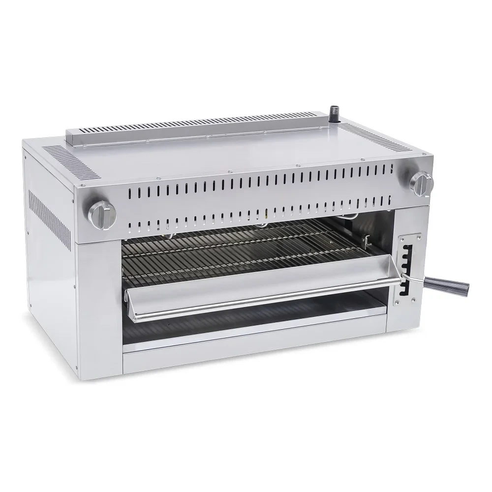 Serv-Ware SGSB-36 36" Gas Infrared Salamander Broiler, 6 Burners, 48,000 BTU
