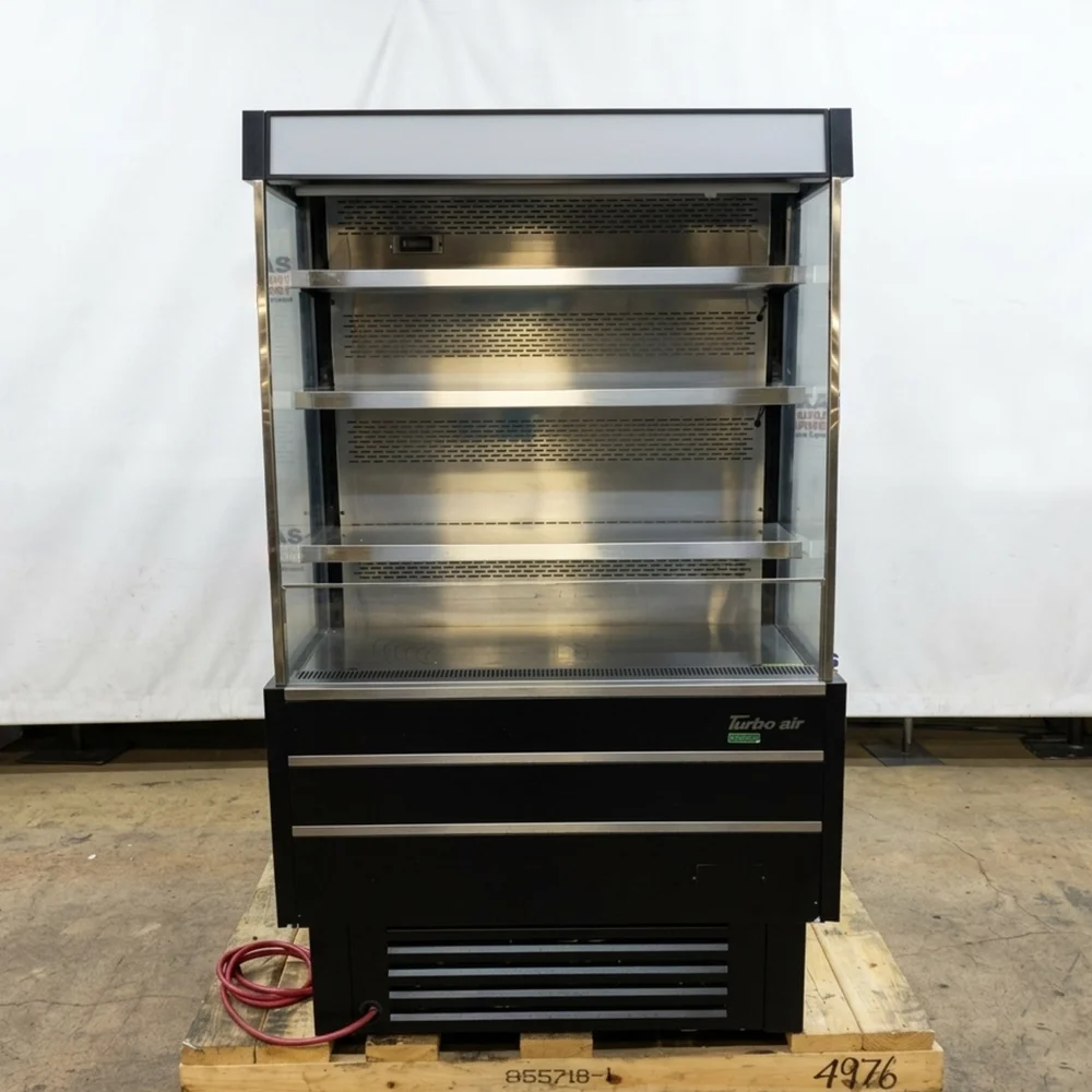 Used Turbo Air TIOM-36SB-N 39" Refrigerated Open Display Case
