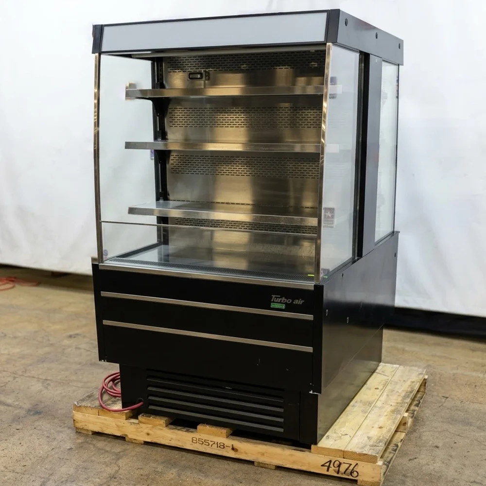 Used Turbo Air TIOM-36SB-N 39" Refrigerated Open Display Case