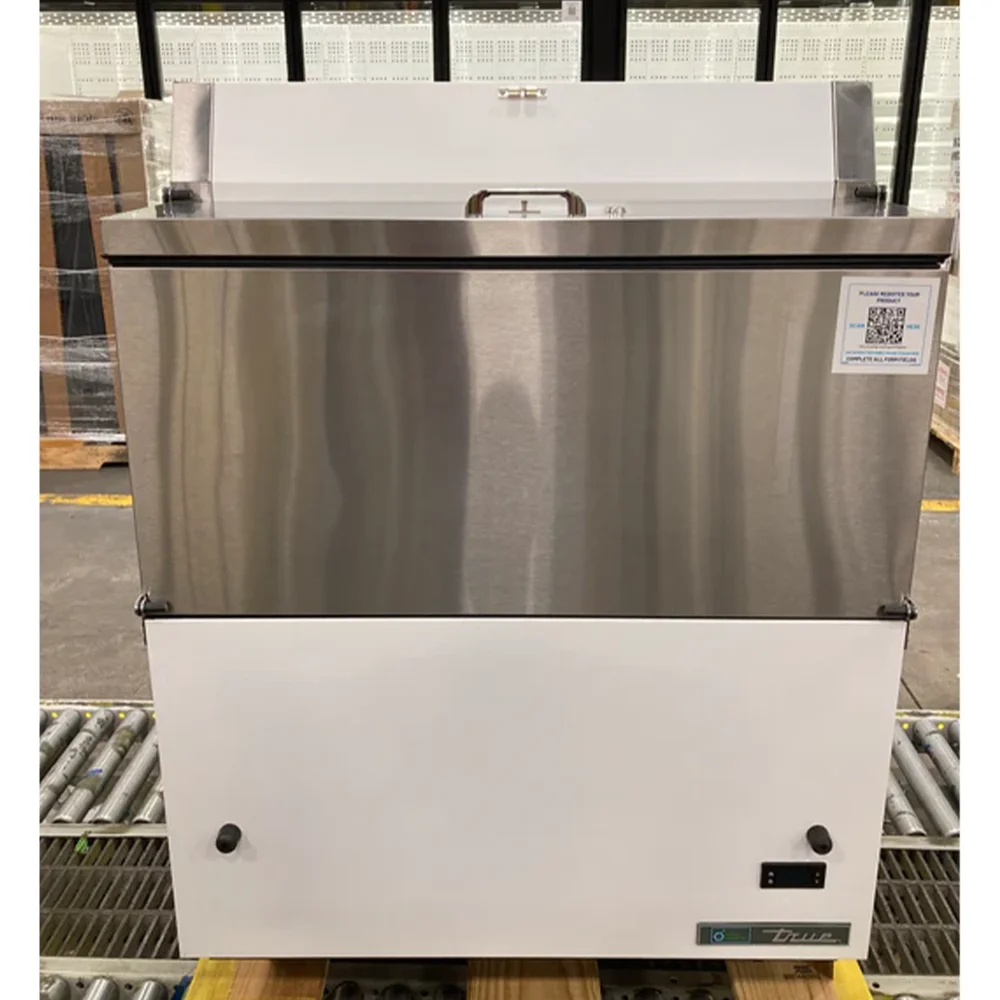 Used True TMC-34-HC 34" One Sided Milk Cooler, (512) Half Pint Carton Capacity, 3-Year Limited Warranty