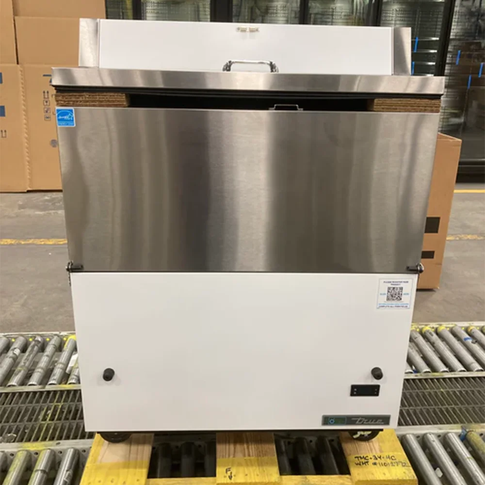 Used True TMC-34-HC 34" One Sided Milk Cooler, (512) Half Pint Carton Capacity, 3-Year Limited Warranty