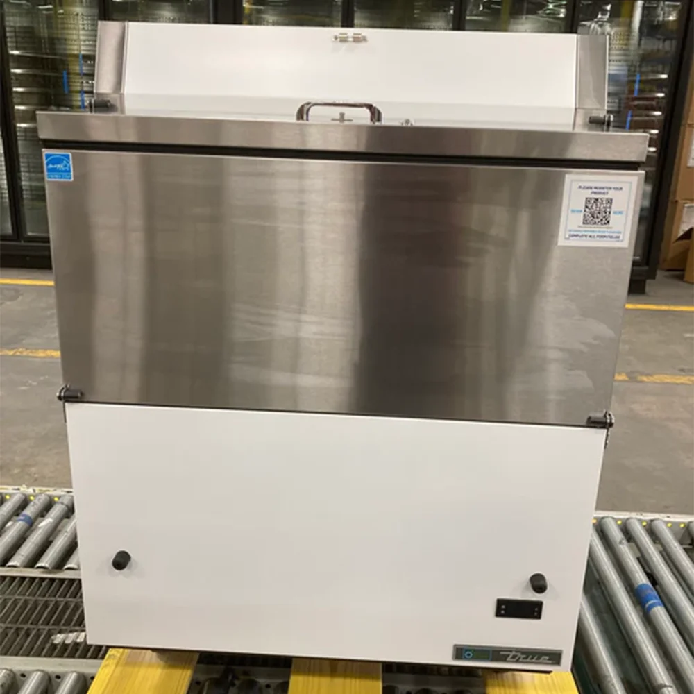 Used True TMC-34-HC 34" One Sided Milk Cooler, (512) Half Pint Carton Capacity, 3-Year Limited Warranty