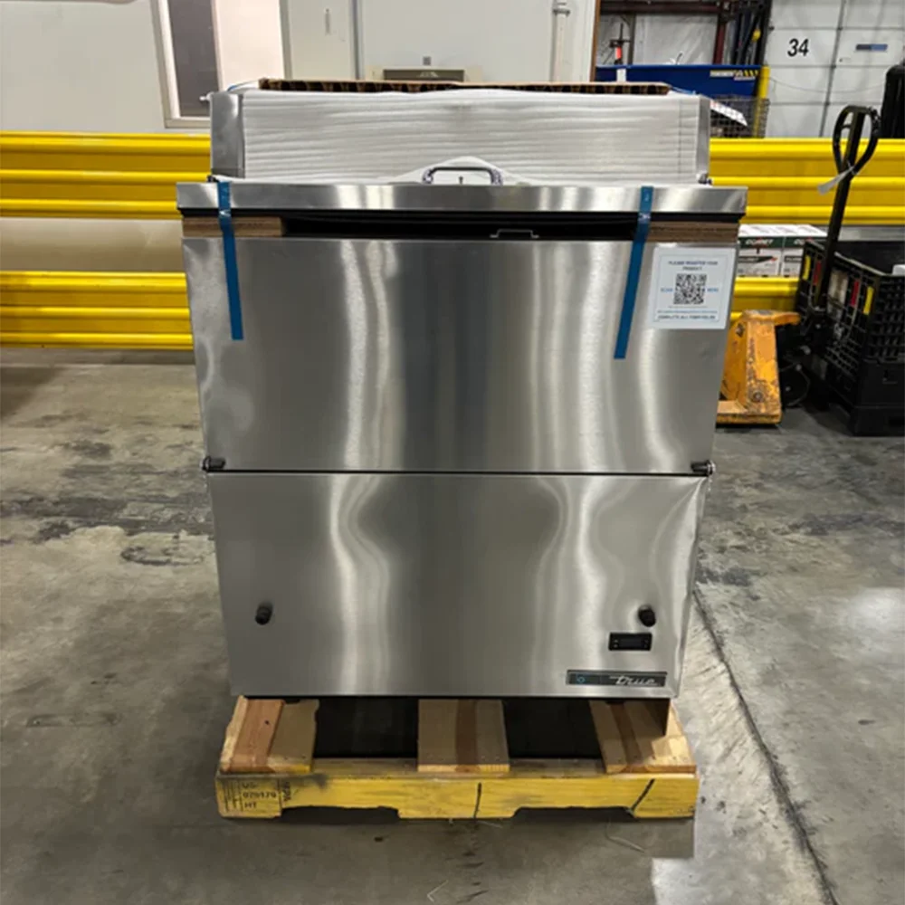 Used True TMC-34-S-HC 34" One Sided Milk Cooler, (512) Half Pint Carton Capacity, 3-Year Limited Warranty