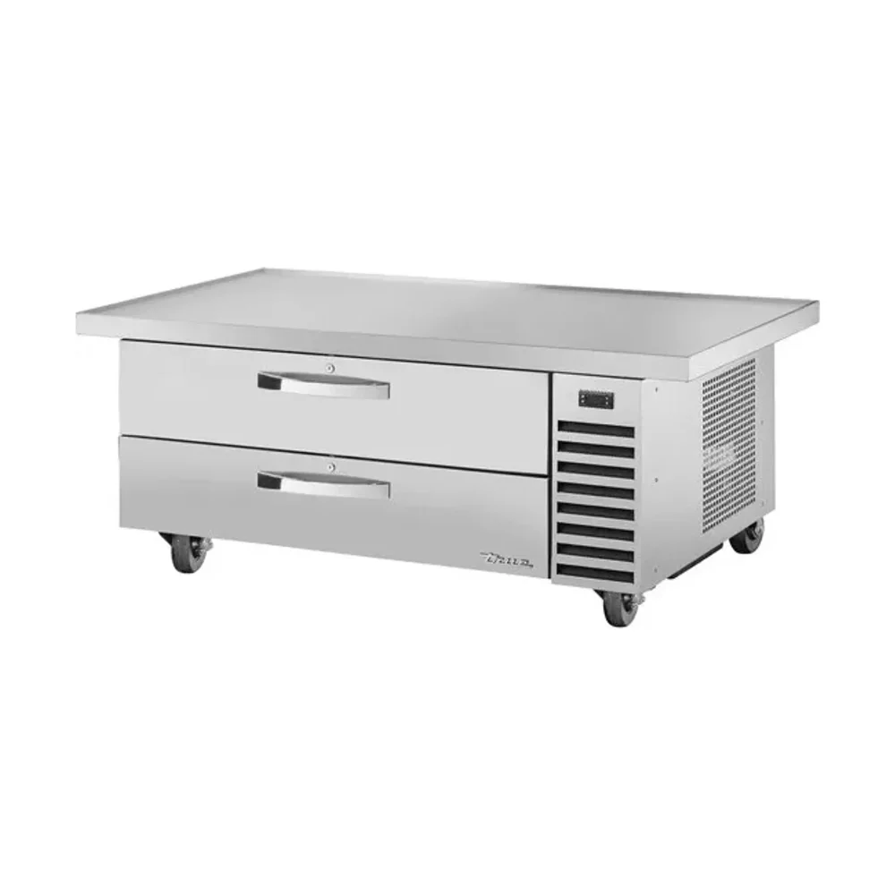 True TRCB-52-60-HC~SPEC3 60" Chef Base Refrigerator, 2 Drawer, Stainless Steel, 7 Year Warranty