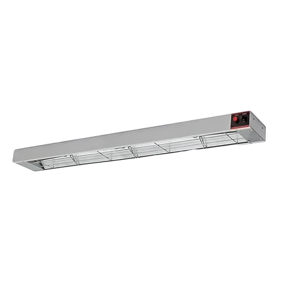 Chefpro Series 48" Electric Strip Heater with Undermount Brackets, Stainless Steel, 120V, 1 Phase, 1200W