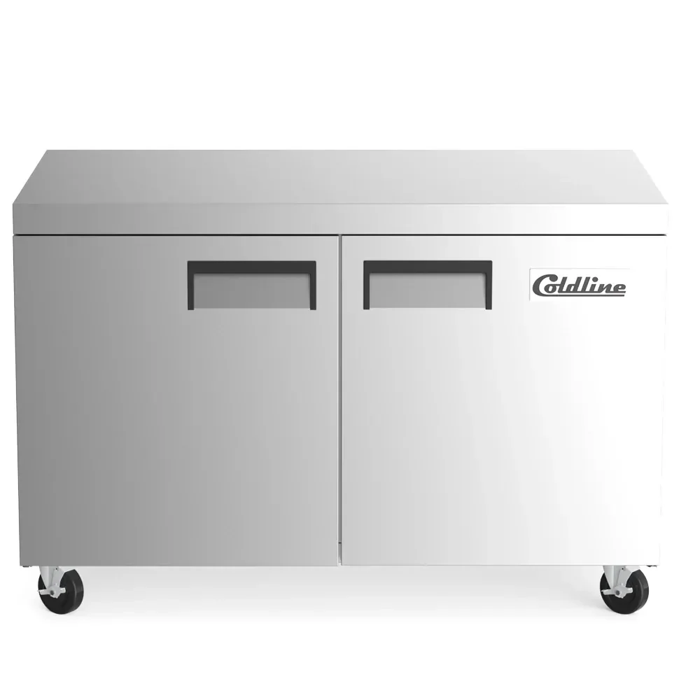 Coldline 48" Undercounter Refrigerator, Stainless Steel, 2 Doors, 1 Year Warranty