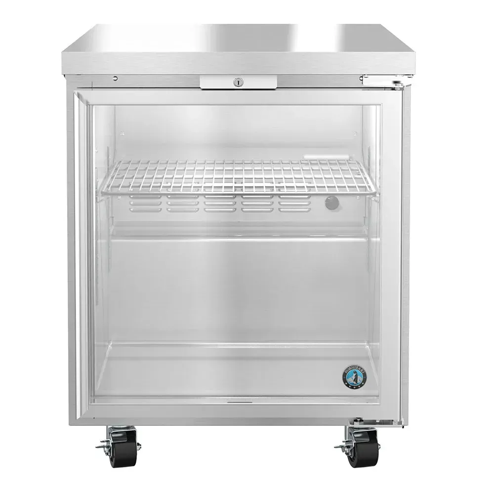 Compact undercounter freezer from Hoshizaki America with one section and door, ideal for small bars and cafés needing consistent frozen storage.