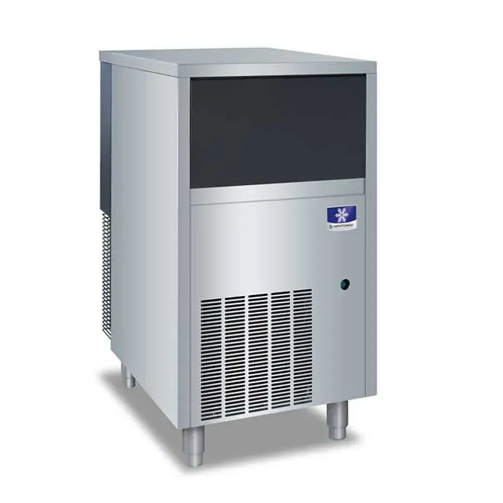 Manitowoc compact air-cooled nugget ice machine for cafés or hotel lobbies. Reliable daily chewable ice output in a quiet, space-saving design.
