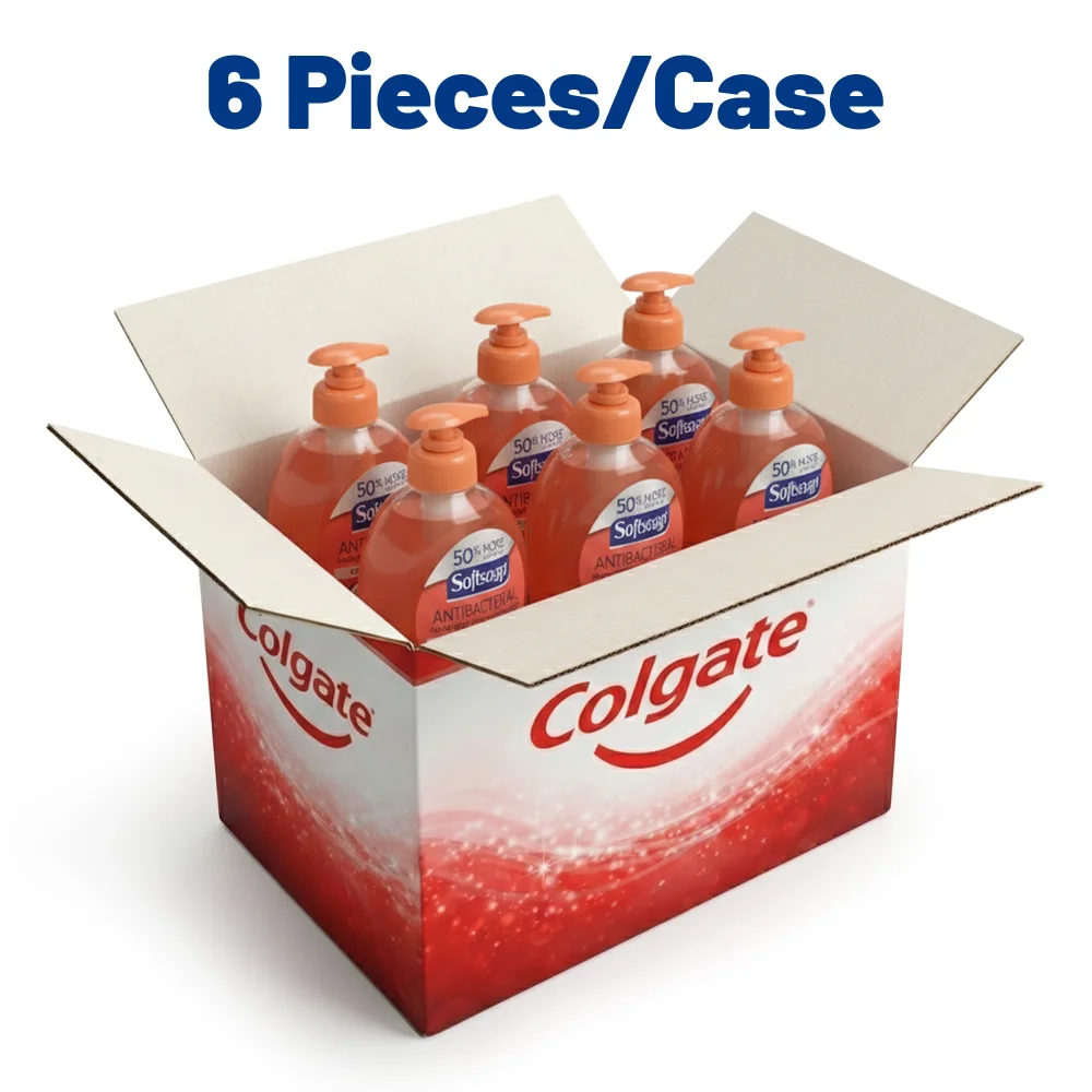 Colgate Softsoap 11.25 oz Antibacterial Crisp Clean Scent Liquid Hand Soap, 6/Case