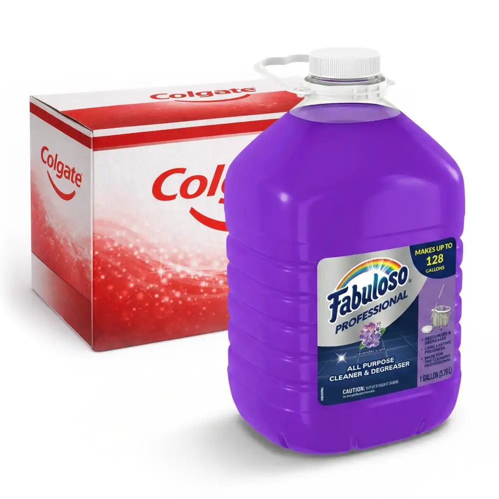 Colgate Fabulous Pro 1 Gallon All Purpose Cleaner, Lavender Scent, Concentrate, 4/Case