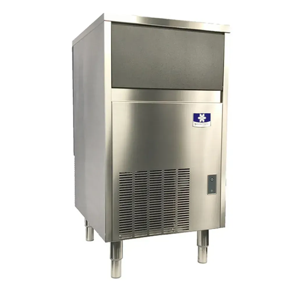 Manitowoc CrystalCraft gourmet undercounter cube ice machine with 38 lb bin is perfect for boutique hotels, restaurants, or upscale cocktail bars.